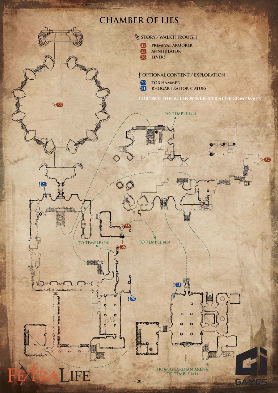 Guest World Catacombs Map