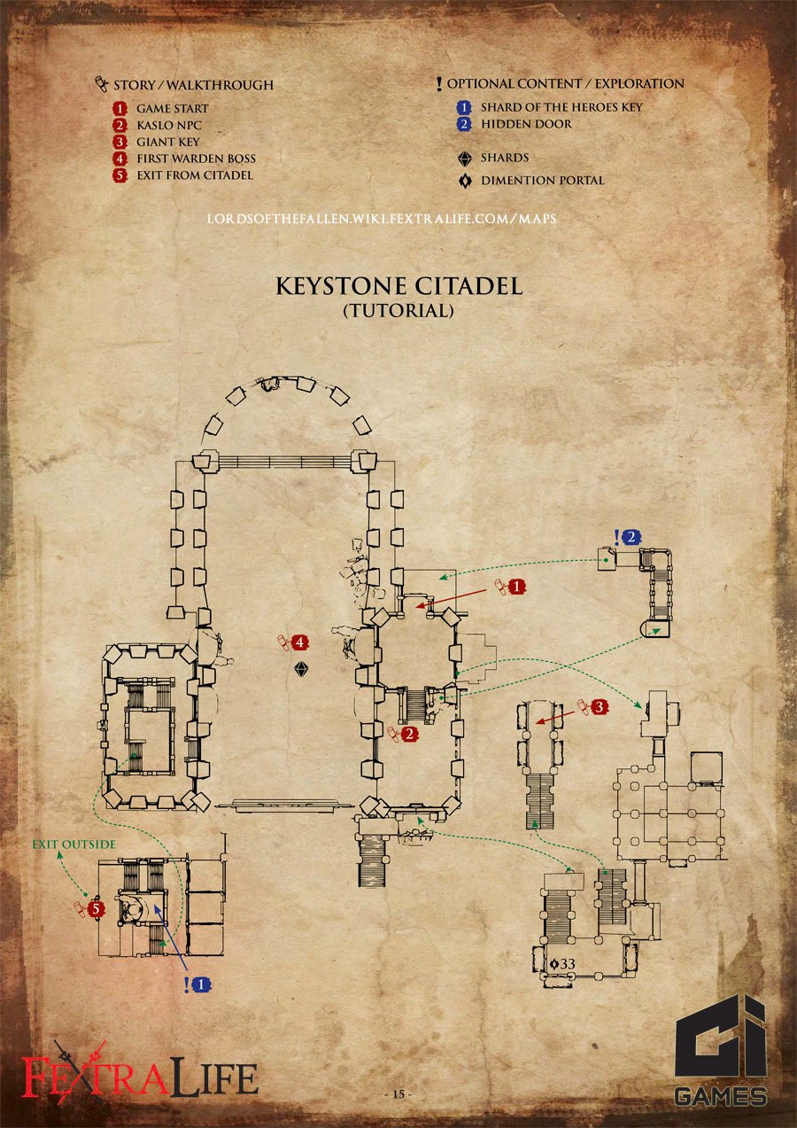 Lord of the fallen labyrinth map